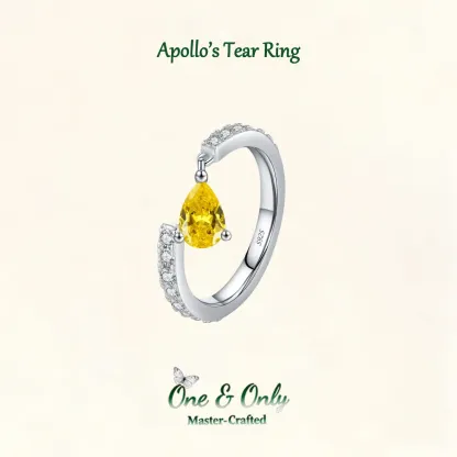 Sterling S925 Silve + 5A Cubic Zirconia | Apollo’s Tear Ring | Nickel-Free Plating
