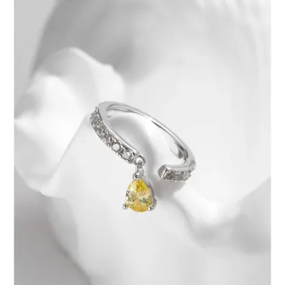 Sterling S925 Silve + 5A Cubic Zirconia | Apollo’s Tear Ring | Nickel-Free Plating