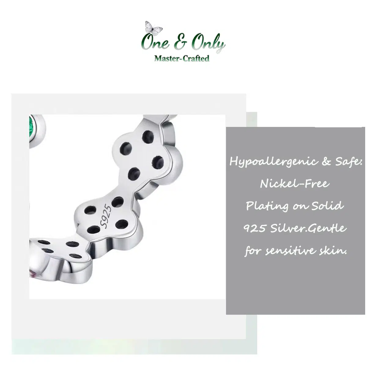 Sterling S925 Silve + 5A CZ | Clover Cascade Ring | Nickel-Free Plating