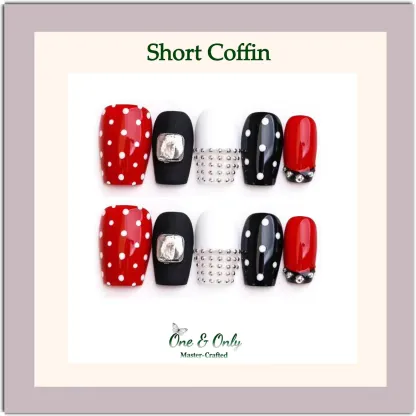 Dopamine Dream Collection -​ Glam Rock Rhythms  | Handcrafted press-on nails