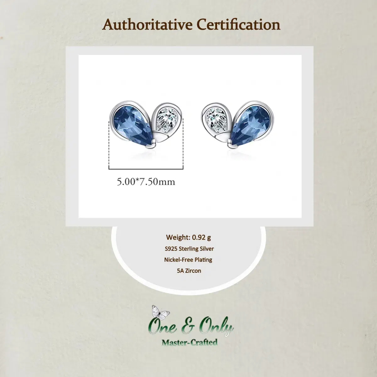 Sterling S925 Silve + 5A CZ | Dual Energy Blossom Earrings | Nickel-Free Plating