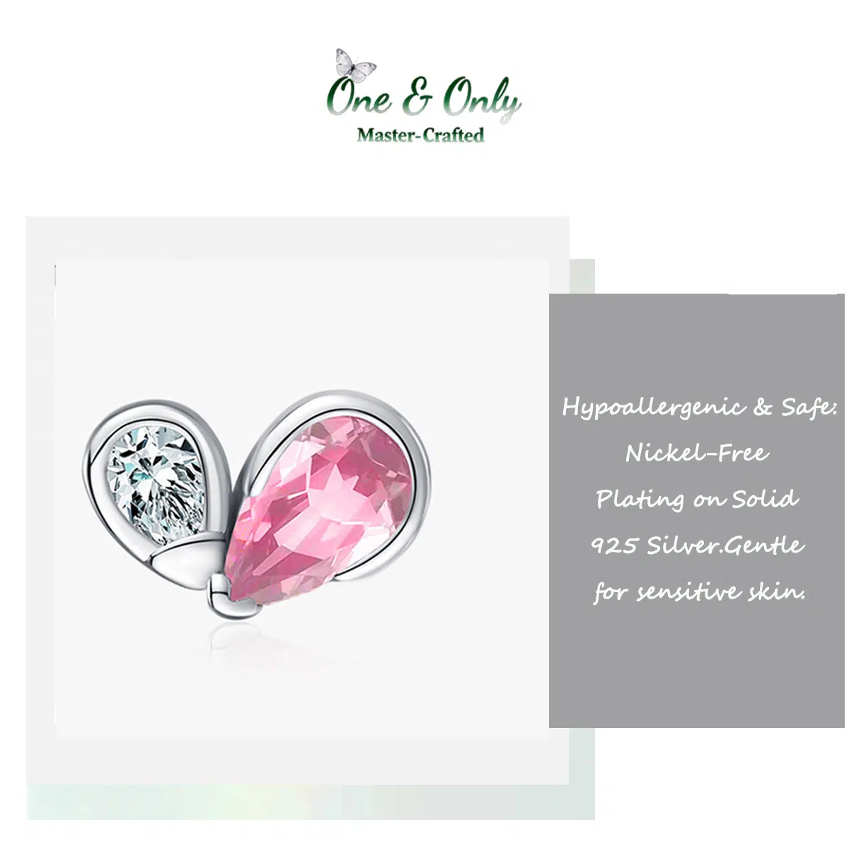 Sterling S925 Silve + 5A CZ | Dual Energy Blossom Earrings | Nickel-Free Plating