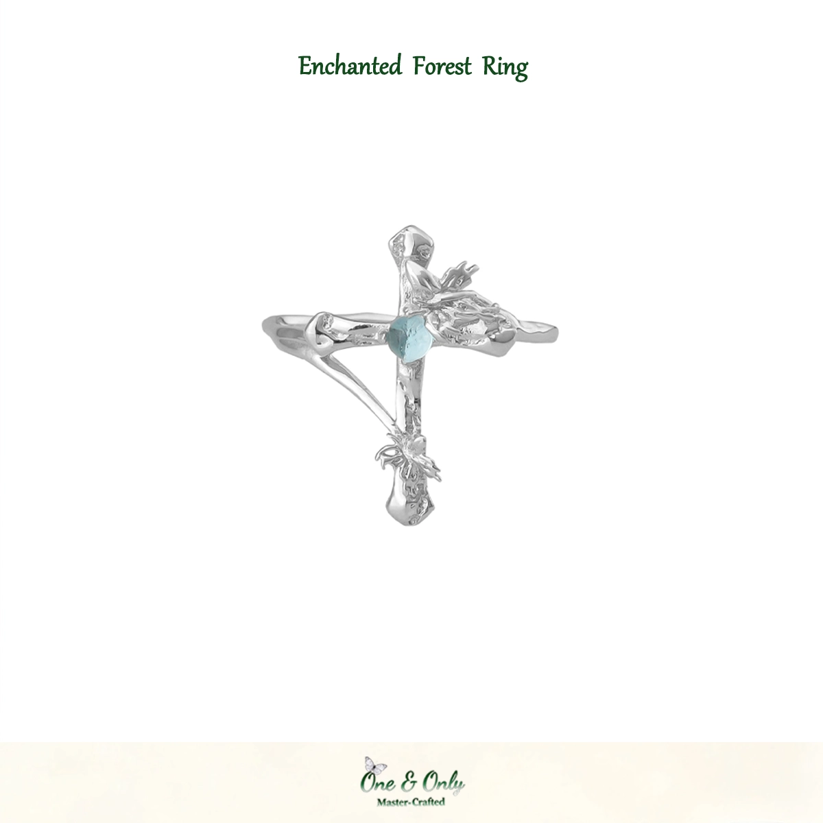 ​ A Gift to Myself: Wear Your Faith, Embrace Your Inner Power | Enchanted Forest Sterling Silver Jewelry Set 