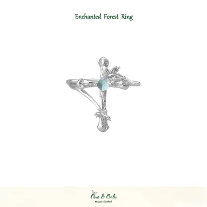 ​ A Gift to Myself: Wear Your Faith, Embrace Your Inner Power | Enchanted Forest Sterling Silver Jewelry Set 
