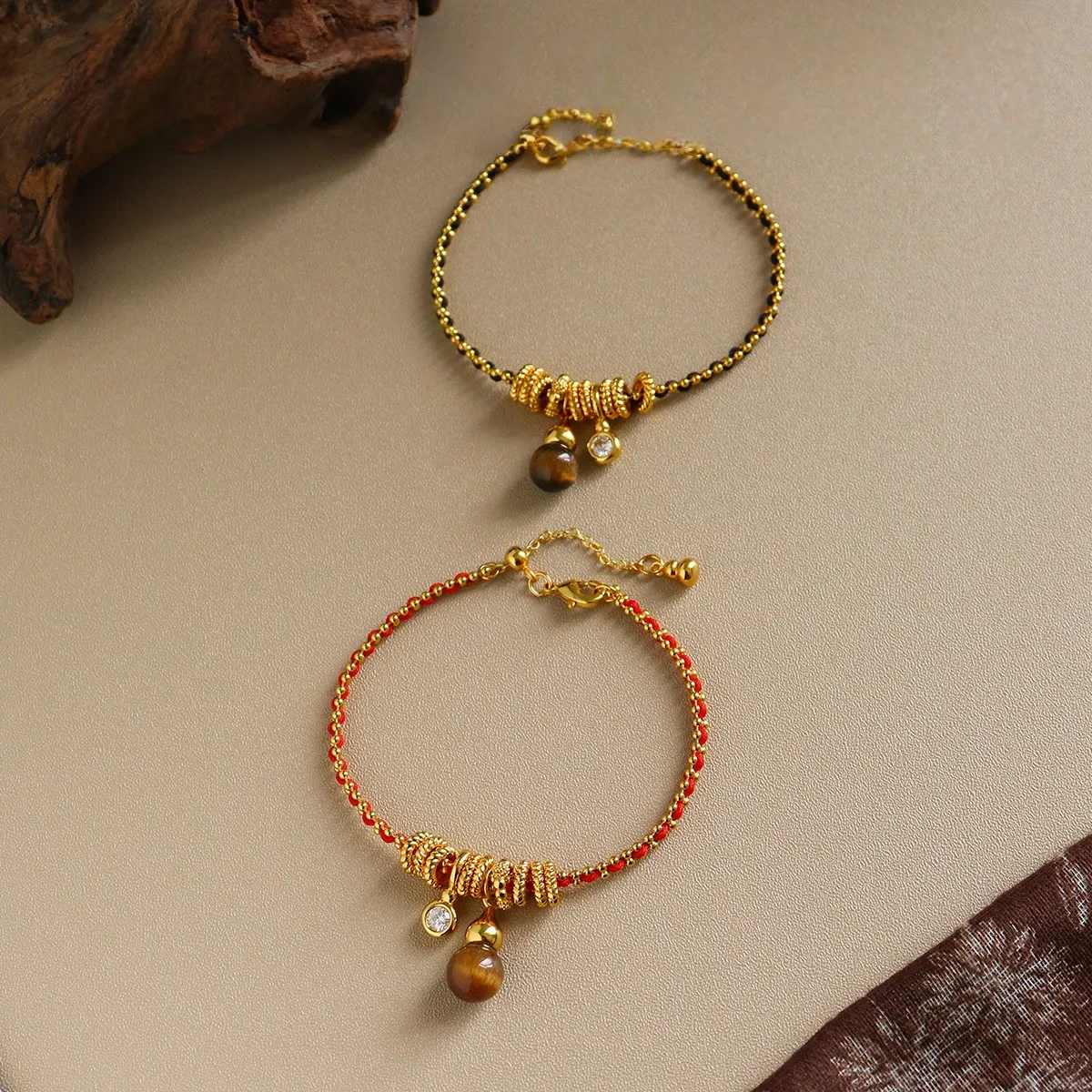 Energy Karma Black & Red String Bracelet Protection & Good Luck | Handwoven Holiday Jewelry for Christmas & New Year Meaningful Spiritual Gift | Negative Energy Block Bracelet