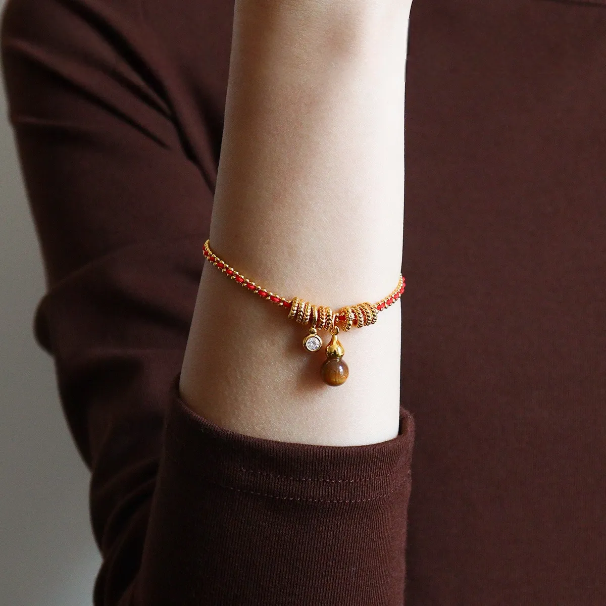 Energy Karma Black & Red String Bracelet Protection & Good Luck | Handwoven Holiday Jewelry for Christmas & New Year Meaningful Spiritual Gift | Negative Energy Block Bracelet