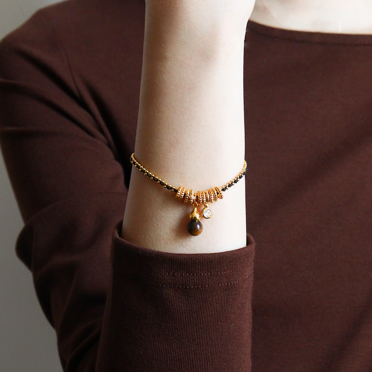 Energy Karma Black & Red String Bracelet Protection & Good Luck | Handwoven Holiday Jewelry for Christmas & New Year Meaningful Spiritual Gift | Negative Energy Block Bracelet