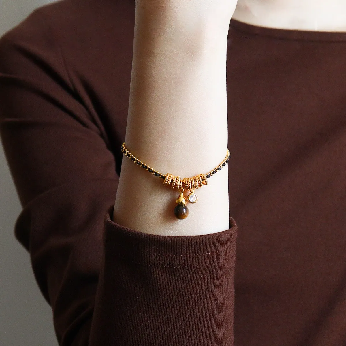 Energy Karma Black & Red String Bracelet Protection & Good Luck | Handwoven Holiday Jewelry for Christmas & New Year Meaningful Spiritual Gift | Negative Energy Block Bracelet