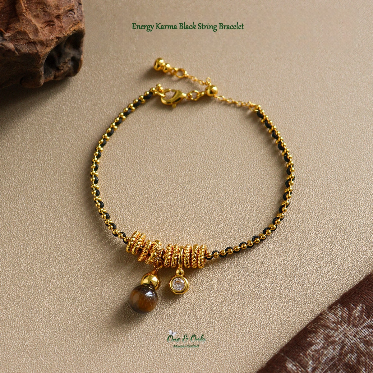 Energy Karma Black & Red String Bracelet Protection & Good Luck | Handwoven Holiday Jewelry for Christmas & New Year Meaningful Spiritual Gift | Negative Energy Block Bracelet