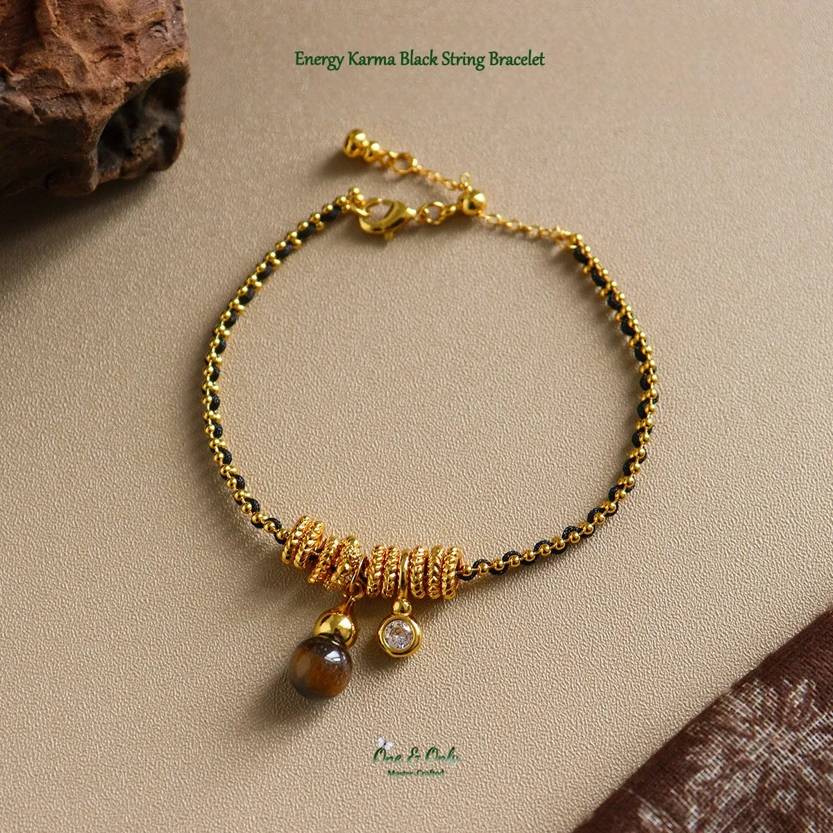 Energy Karma Black & Red String Bracelet Protection & Good Luck | Handwoven Holiday Jewelry for Christmas & New Year Meaningful Spiritual Gift | Negative Energy Block Bracelet