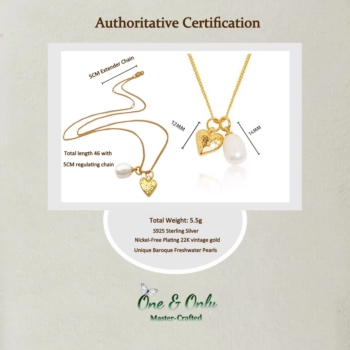 S925 Silver+ freshwater pearls | Follow Your Heart Necklace​ | Vintage Handcrafted  Pearl Jewelry | Detachable Charms for Endless Styling 