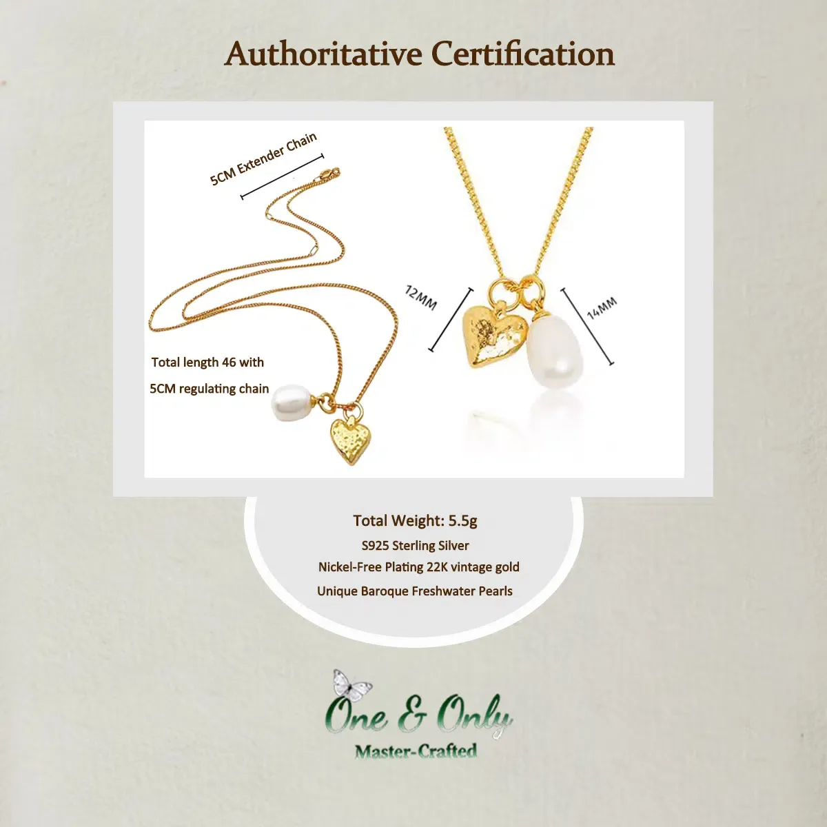 S925 Silver+ freshwater pearls | Follow Your Heart Necklace​ | Vintage Handcrafted  Pearl Jewelry | Detachable Charms for Endless Styling 