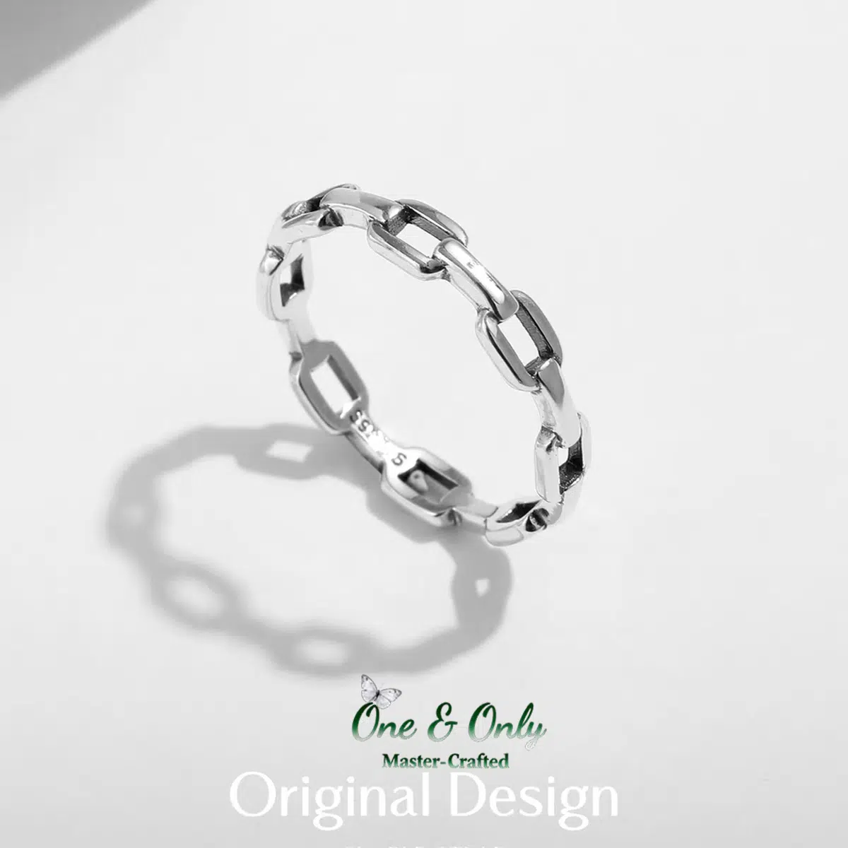 Sterling S925 Silve | Fortune's Link Ring​ | Nickel-Free Plating