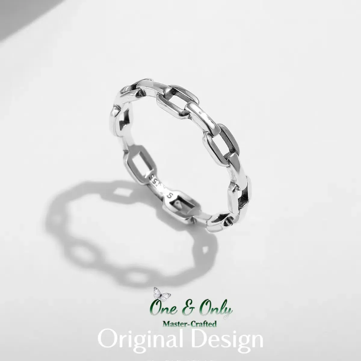Sterling S925 Silve | Fortune's Link Ring​ | Nickel-Free Plating
