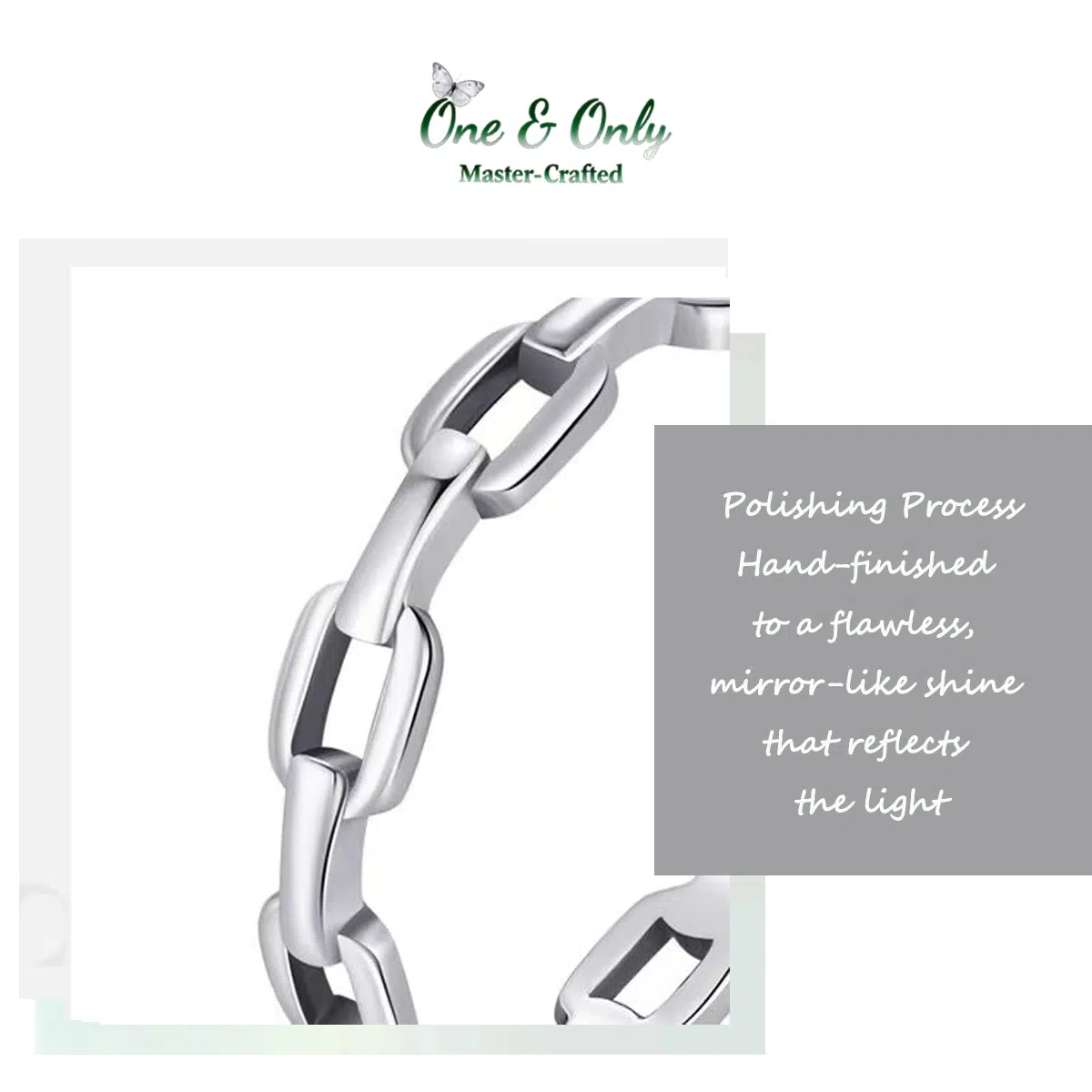 Sterling S925 Silve | Fortune's Link Ring​ | Nickel-Free Plating