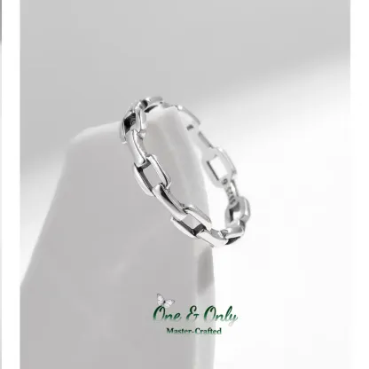 Sterling S925 Silve | Fortune's Link Ring​ | Nickel-Free Plating