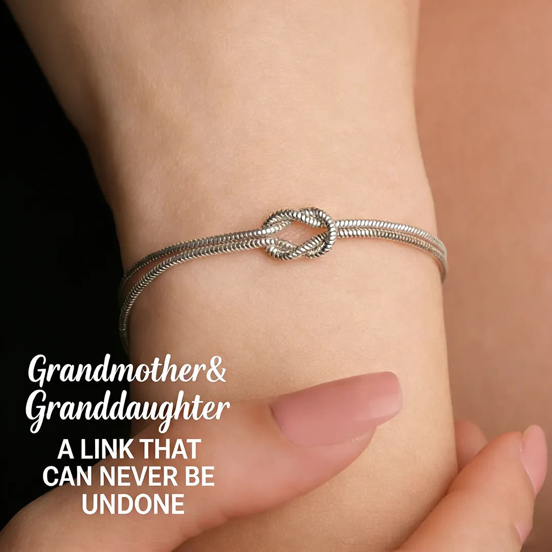 Grandmother & Granddaughter Knot Bracelet | 🎄Christmas Gift Jewelry | 🎁New Year's Gift | A Knot That Spans Lifetimes💕
