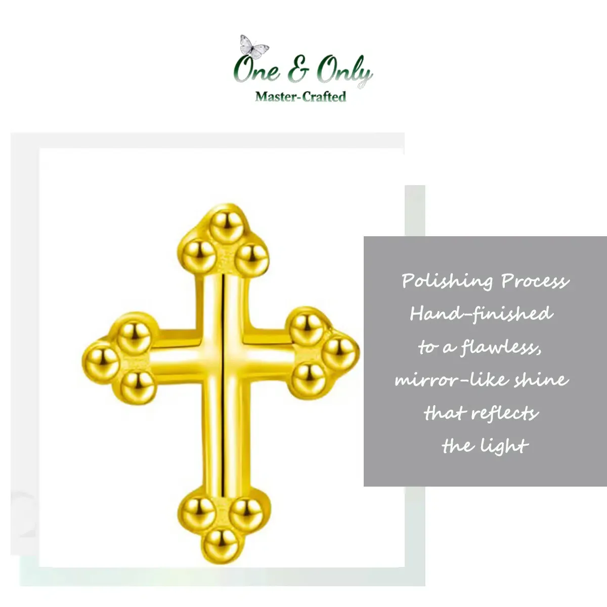 Sterling S925 Silve + 5A CZ | Guardian Cross Studs | Nickel-Free Plating