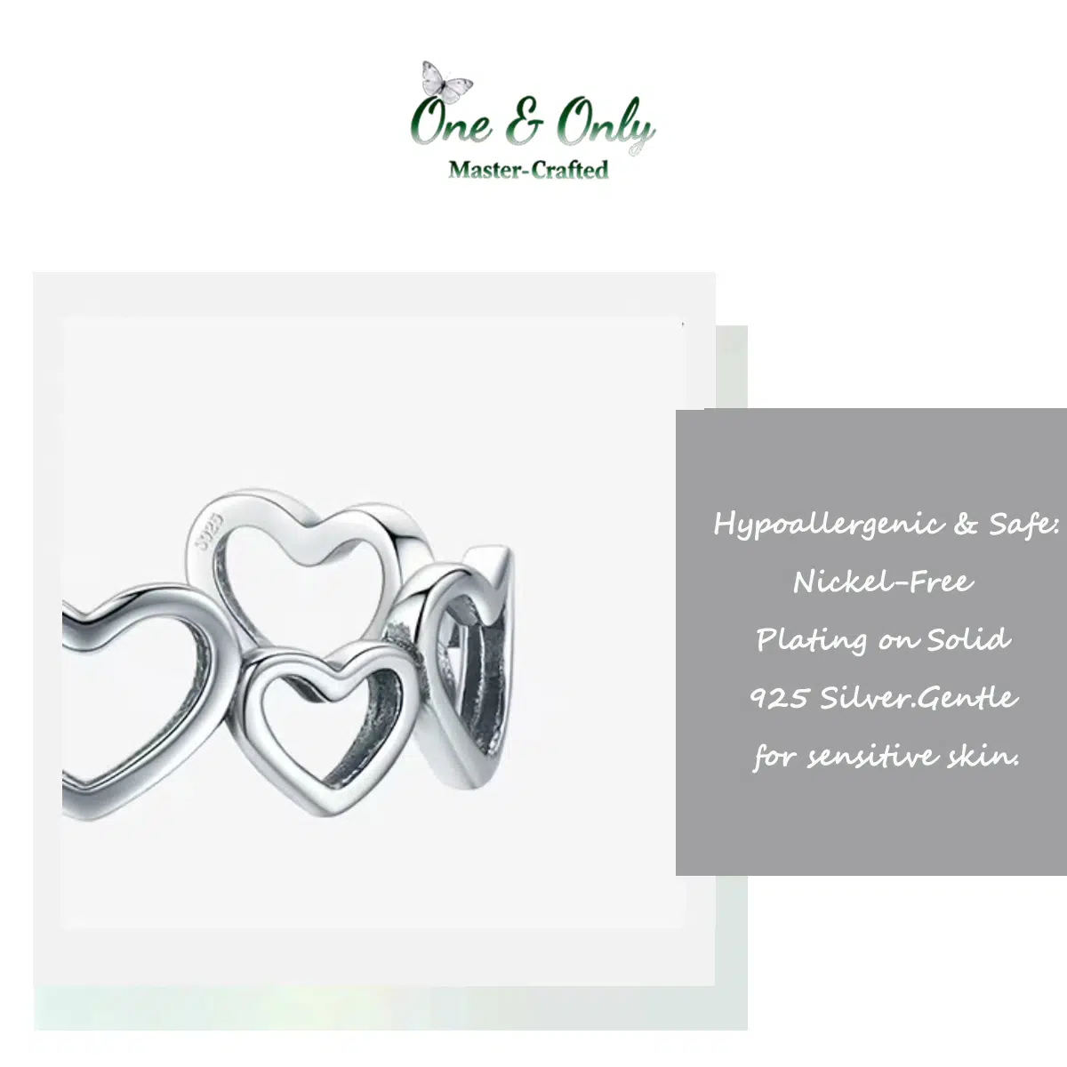 Sterling S925 Silve | Heart’s Wilderness Ring | Nickel-Free Plating