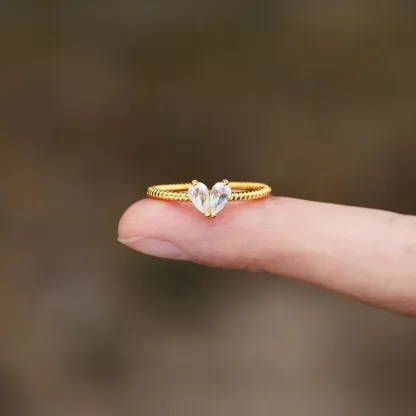 💘Valentine’s Day Gift for Mother & Daughter – Infinite Love Birthstone Ring – Custom 12-Month Stone  🎁 