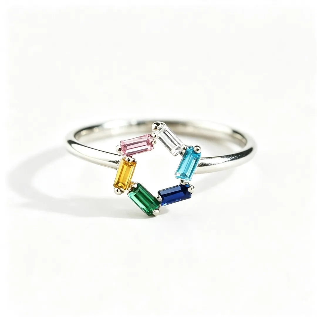 Intertwined Destiny Ring | Geometric Sterling Silver | Custom 3-6 Birthstones | Modern Heirloom Jewelry for Her