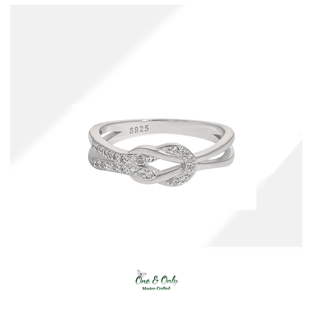 Mom and Daughter Matching Rings | Family Connection Sterling Silver Jewelry set