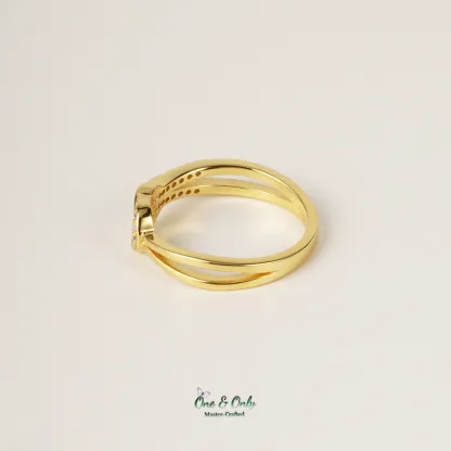 Matching Mother & Daughter Bond Special Sliver Knot Rings | Through every high and low,held as these matching knots