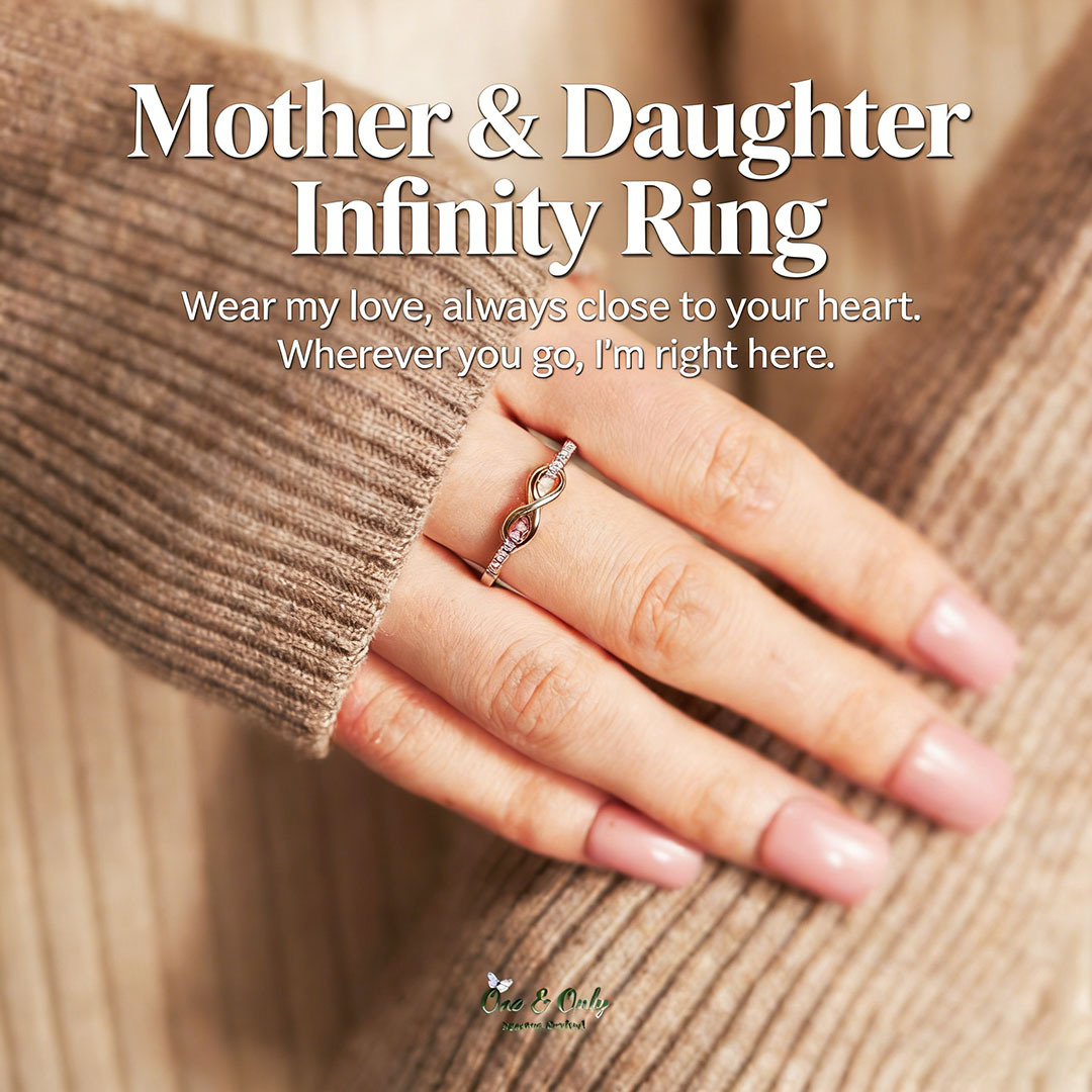 Matching Mother & Daughter Infinity Rings | Celebrate the unbreakable bond