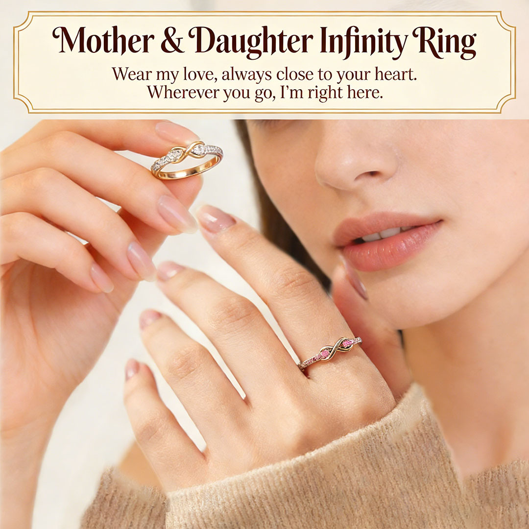 Matching Mother & Daughter Infinity Rings | Celebrate the unbreakable bond