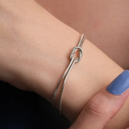 Mother & Daughter Bond Knot Bracelets | Christmas gift jewelry​ | New Year's gift | Forever Linked❤️Forever Loved