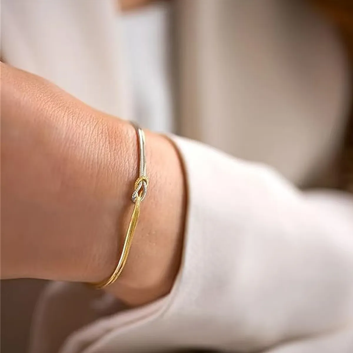 Mother & Daughter Bond Knot Bracelets | Christmas gift jewelry​ | New Year's gift | Forever Linked❤️Forever Loved