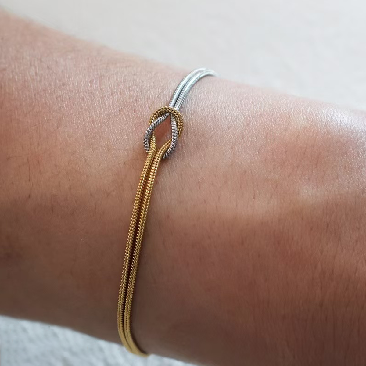 Mother & Daughter Bond Knot Bracelets | Christmas gift jewelry​ | New Year's gift | Forever Linked❤️Forever Loved