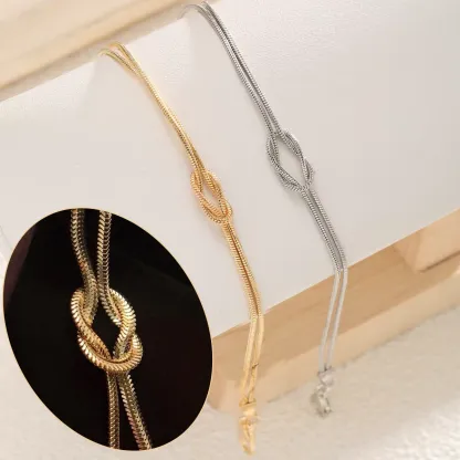 Claim your 2026: Your Journey  Renewed Knot Bracelet |  Tie Your Intention. Wear Your Resolve. 