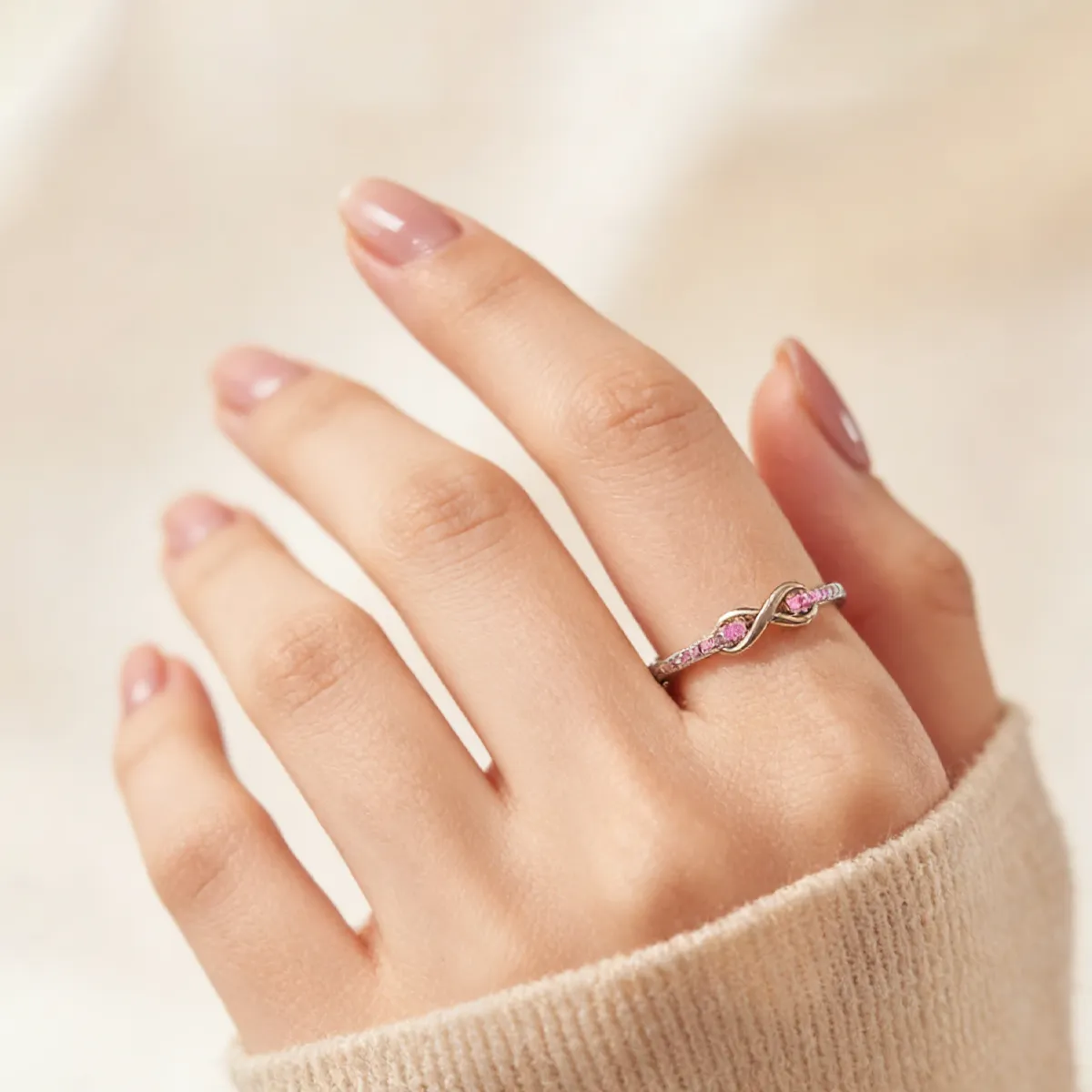 Matching Mother & Daughter Infinity Rings | Celebrate the unbreakable bond