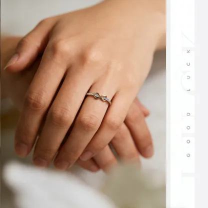 Matching Mother & Daughter Infinity Rings | Celebrate the unbreakable bond