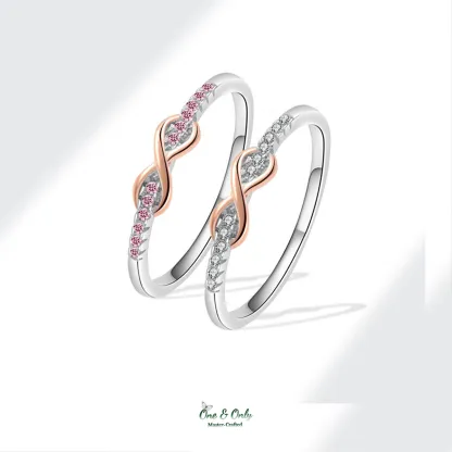 Matching Mother & Daughter Infinity Rings | Celebrate the unbreakable bond