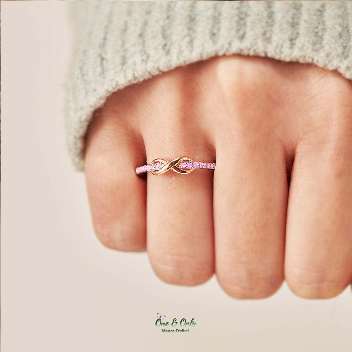 Matching Mother & Daughter Infinity Rings | Celebrate the unbreakable bond