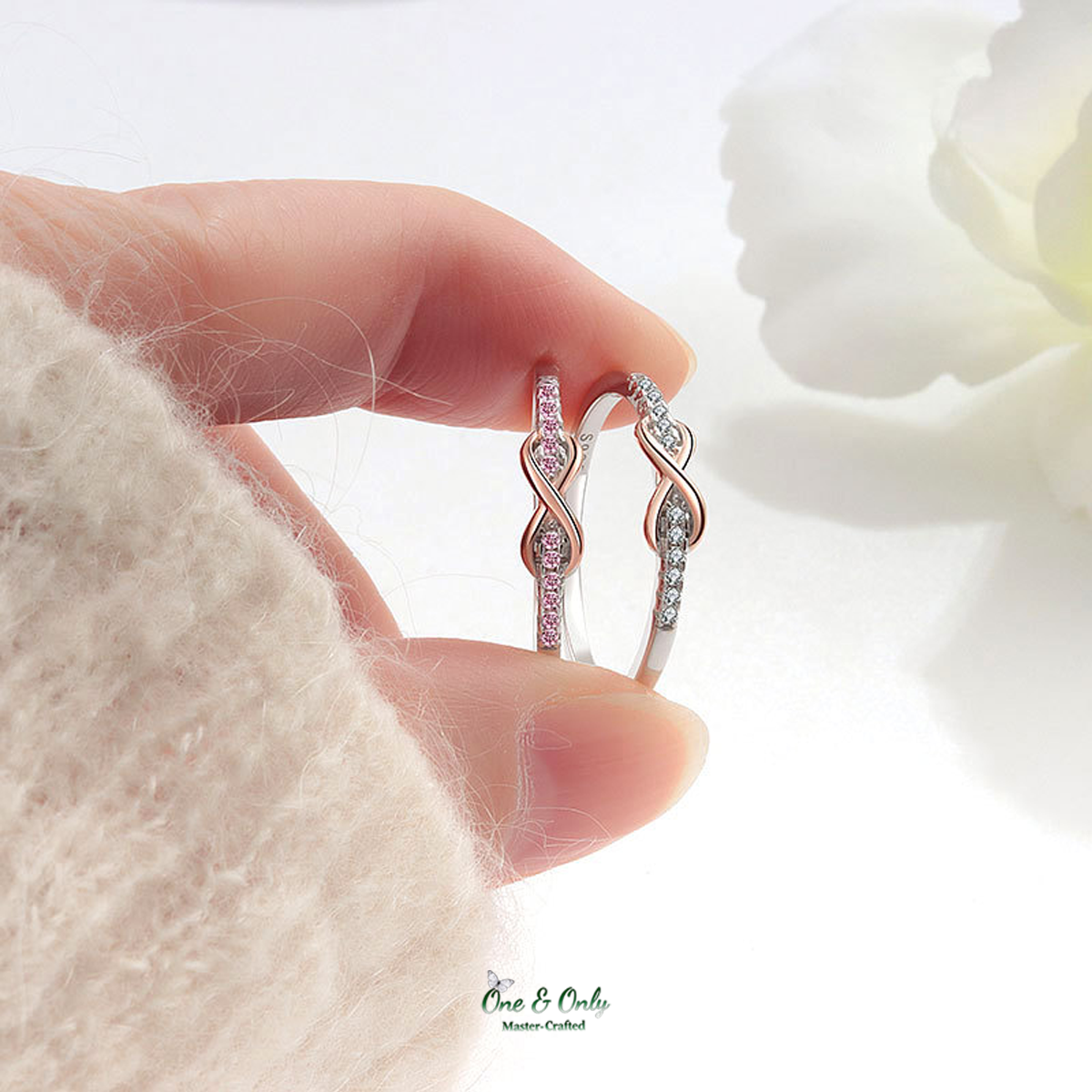 Matching Mother & Daughter Infinity Rings | Celebrate the unbreakable bond