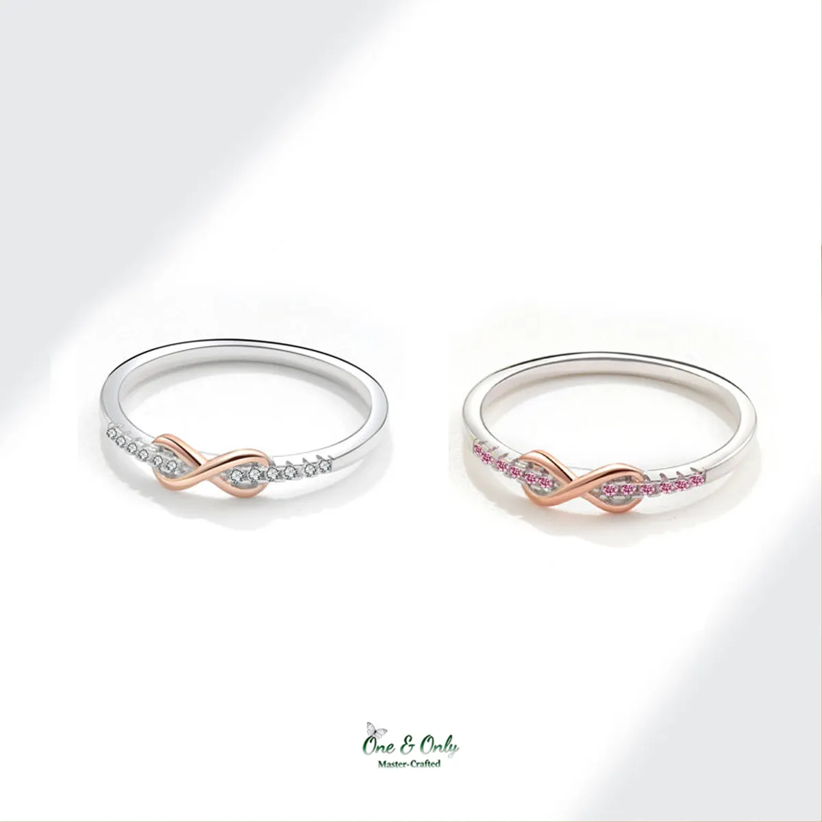 Matching Mother & Daughter Infinity Rings | Celebrate the unbreakable bond