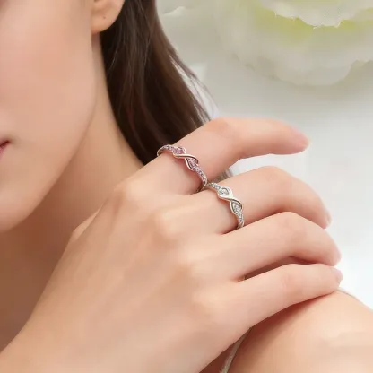 Matching Mother & Daughter Infinity Rings | Celebrate the unbreakable bond