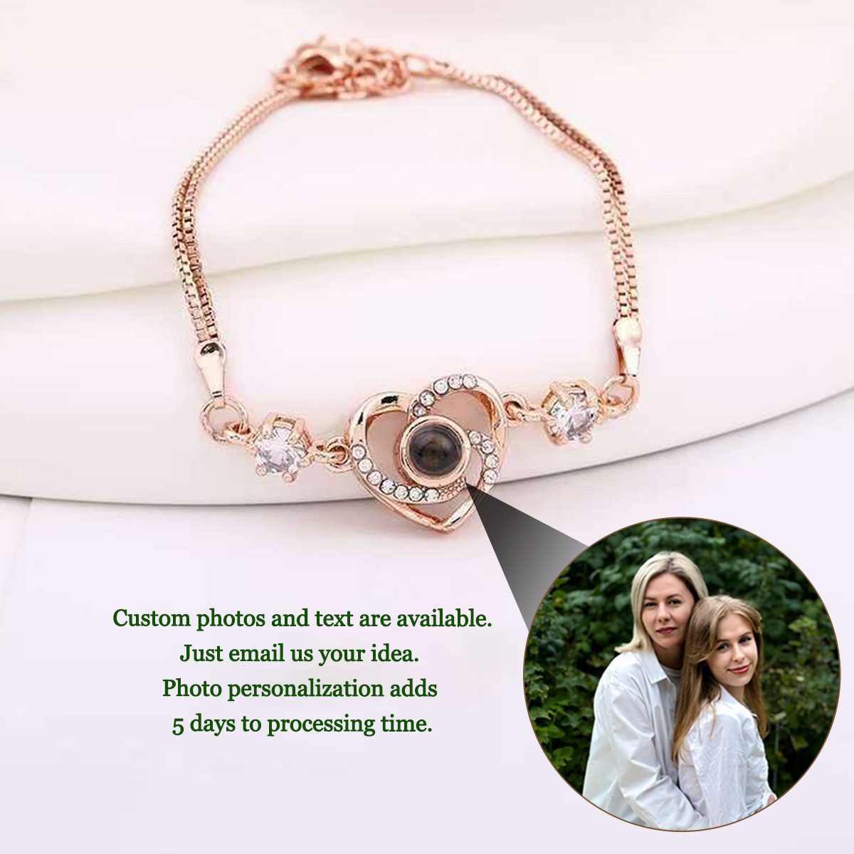 Mother & Daughter Love Bracelets👩‍❤️‍👨 | Christmas gift jewelry​ | New Year's gift | Forever Linked Forever Loved💖