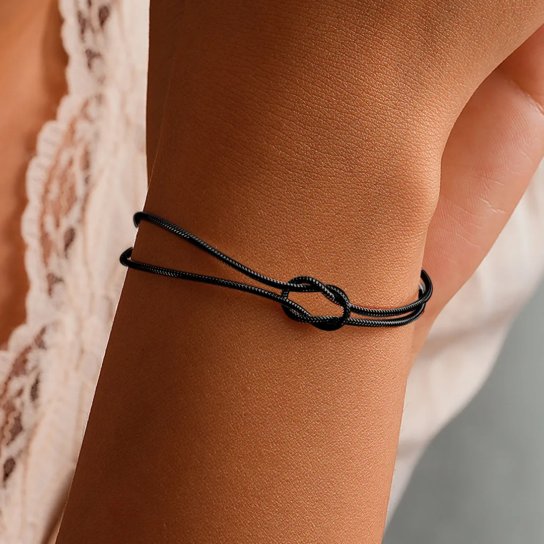 Mother & Son Bond Knot Bracelets | New Year's gift | Forever Link🖤Forever Loved