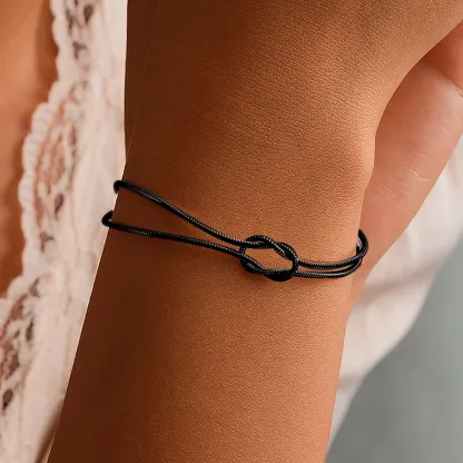 Mother & Son Bond Knot Bracelets | New Year's gift | Forever Link🖤Forever Loved