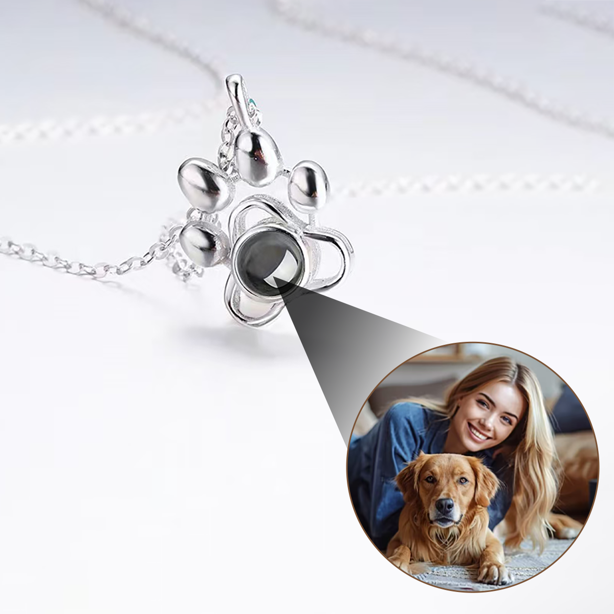 My Heart’s Projection Necklace 🐶| Custom Projection Necklace for Pet Families💝 | The  Perfect Gift🎁