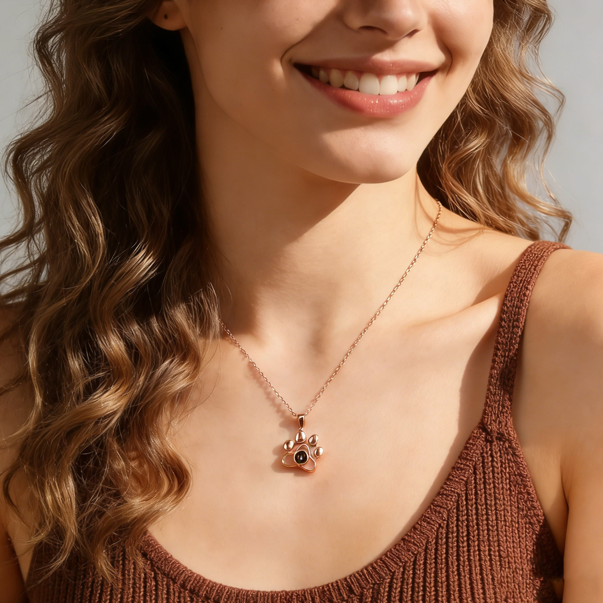 My Heart’s Projection Necklace 🐶| Custom Projection Necklace for Pet Families💝 | The  Perfect Gift🎁