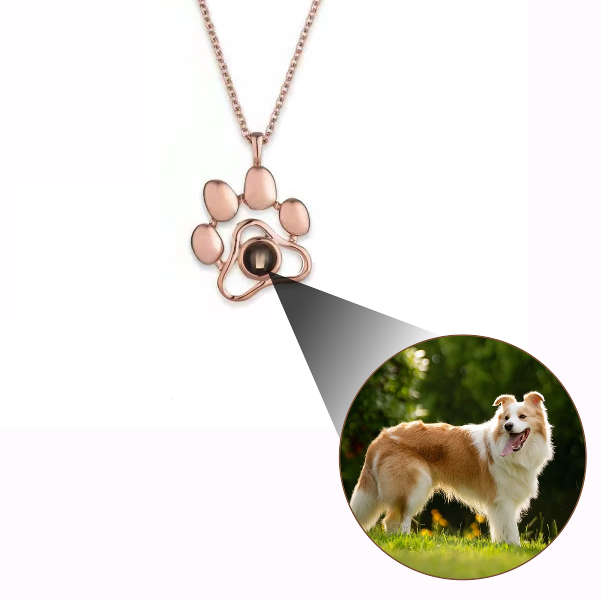 My Heart’s Projection Necklace 🐶| Custom Projection Necklace for Pet Families💝 | The  Perfect Gift🎁