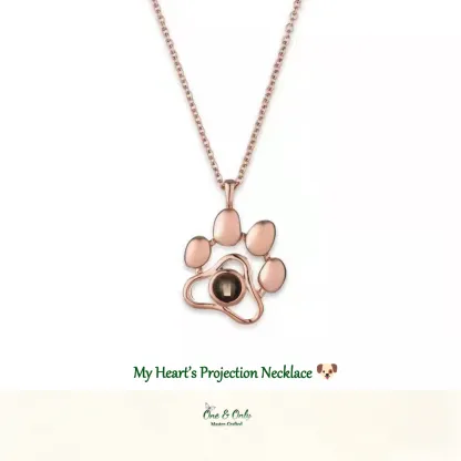 My Heart’s Projection Necklace 🐶| Custom Projection Necklace for Pet Families💝 | The  Perfect Gift🎁