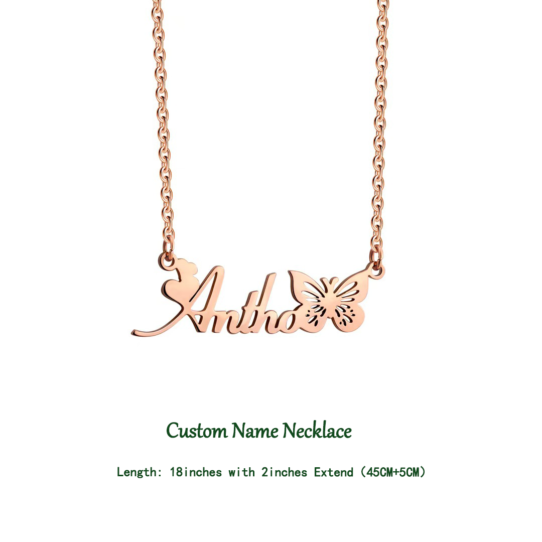 Custom Name Necklace — The Perfect Gift for Her is Just a Name Away 💖