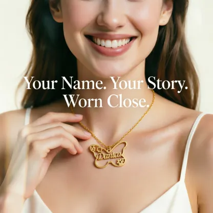 Custom Name Necklace — The Perfect Gift for Her is Just a Name Away 💖