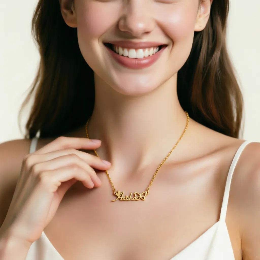 Custom Name Necklace — The Perfect Gift for Her is Just a Name Away 💖